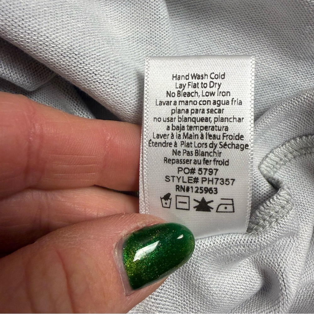 Beyond Yoga gray camo tye-front hoodie XL athleisure NWOT - Picture 5 of 8